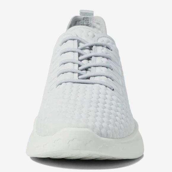 ECCO Womens Therap Gray Textured Athletic Training Lace Shoes Sneakers 8-8.5 - Picture 4 of 10